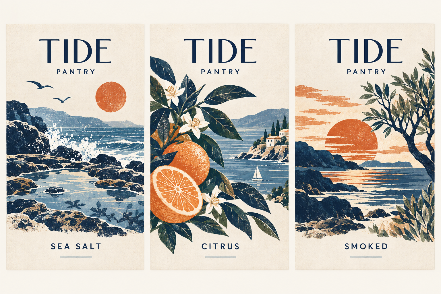 Tide Pantry illustrated label family